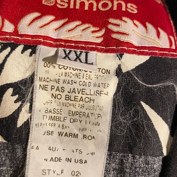 RJC x Simons Black Hawaiian Shirt - Picture 11 of 12